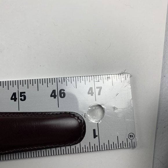 Trafalgar Dress Belt Men's 40 Dark Brown‎ Genuine Leather Business Attire 8345 - Picture 8 of 10